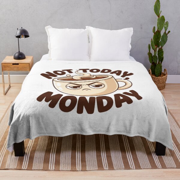 Item preview, Not Today Monday Funny Coffee Shirt – Sarcastic Monday Mood Tee designed and sold by YK SHOP.