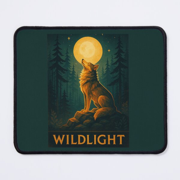 Item preview, Wildlight – Wolf Under the Moon designed and sold by GeoWild Designs.