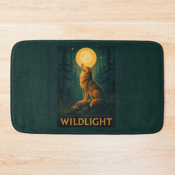 Item preview, Wildlight – Wolf Under the Moon designed and sold by GeoWild Designs.