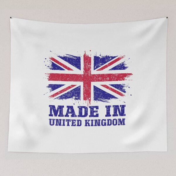 Item preview, Vintage Ripped Union Jack Flag - Made in United Kingdom Distressed designed and sold by Dmetalx Art Apparel.