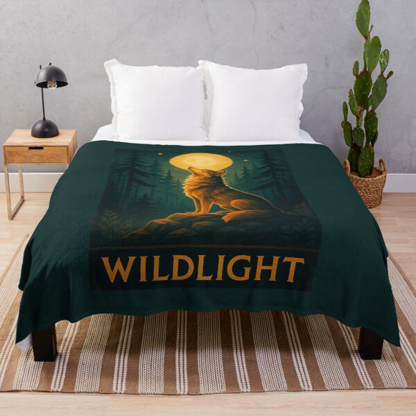 Item preview, Wildlight – Wolf Under the Moon designed and sold by GeoWild Designs.