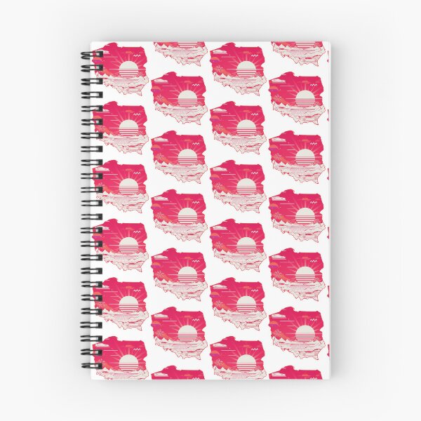 Item preview, Retro Neon Poland Map Design – Polish Vaporwave Sunset Aesthetic Futuristic Landscape designed and sold by Tw1nsAIArt.