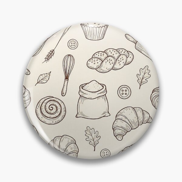 Item preview, Vintage Breakfast Bakery Seamless Pattern designed and sold by Verycutethings.