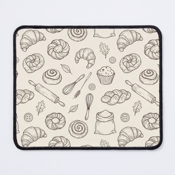 Item preview, Vintage Breakfast Bakery Seamless Pattern designed and sold by Verycutethings.