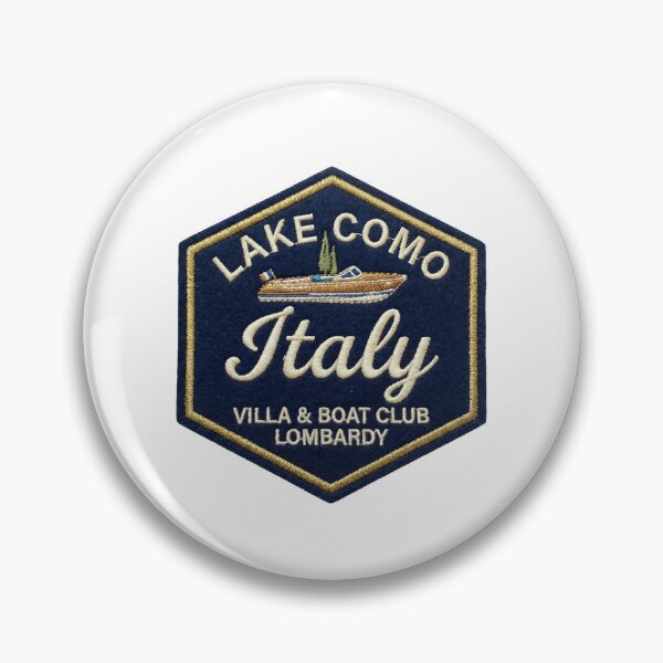 Item preview, Lake Como Italy – Villa & Boat Club Vintage Crest designed and sold by Maisonsucces.