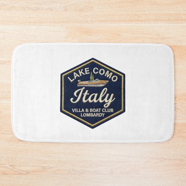 Item preview, Lake Como Italy – Villa & Boat Club Vintage Crest designed and sold by Maisonsucces.