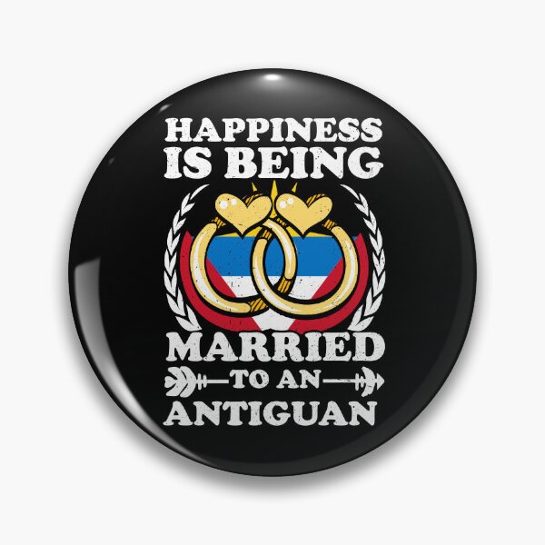 Item preview, Happiness Is Being Married To An Antiguan designed and sold by GabbyKash.