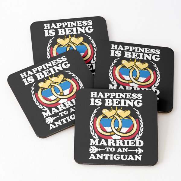 Item preview, Happiness Is Being Married To An Antiguan designed and sold by GabbyKash.