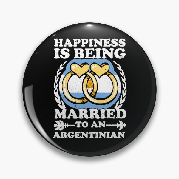 Item preview, Happiness Is Being Married To An Argentinian designed and sold by GabbyKash.