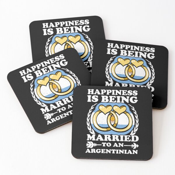 Item preview, Happiness Is Being Married To An Argentinian designed and sold by GabbyKash.