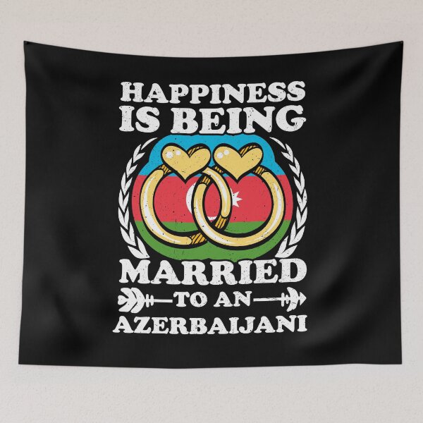 Item preview, Happiness Is Being Married To An Azerbaijani designed and sold by GabbyKash.