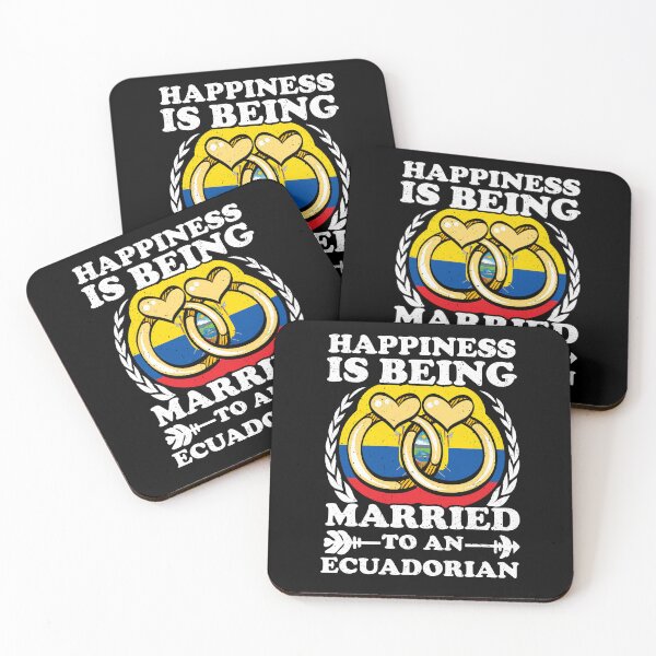 Item preview, Happiness Is Being Married To An Ecuadorian designed and sold by GabbyKash.