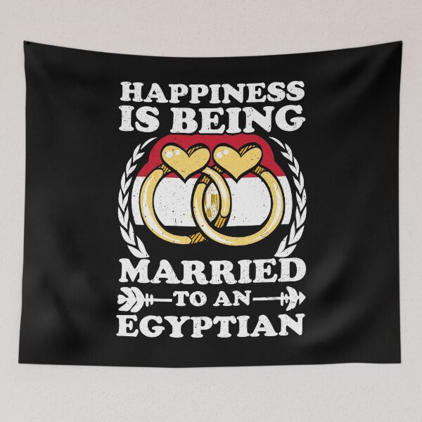 Item preview, Happiness Is Being Married To An Egyptian designed and sold by GabbyKash.