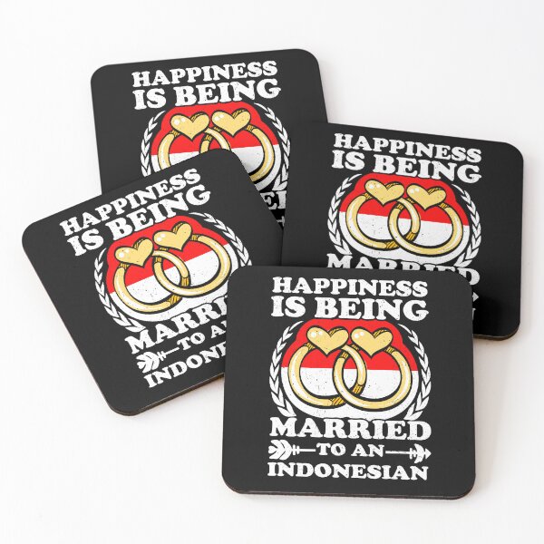 Item preview, Happiness Is Being Married To An Indonesian designed and sold by GabbyKash.