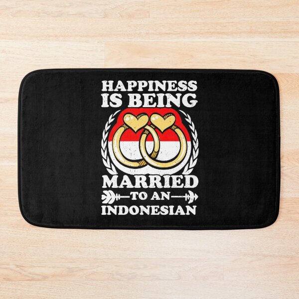 Item preview, Happiness Is Being Married To An Indonesian designed and sold by GabbyKash.