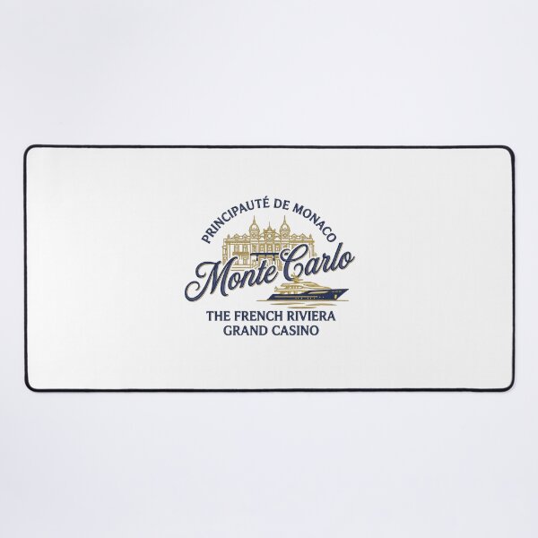 Item preview, Monte Carlo Monaco – French Riviera Vintage Travel Emblem designed and sold by Maisonsucces.