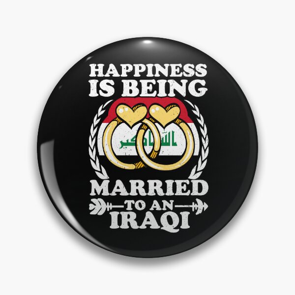 Item preview, Happiness Is Being Married To An Iraqi designed and sold by GabbyKash.