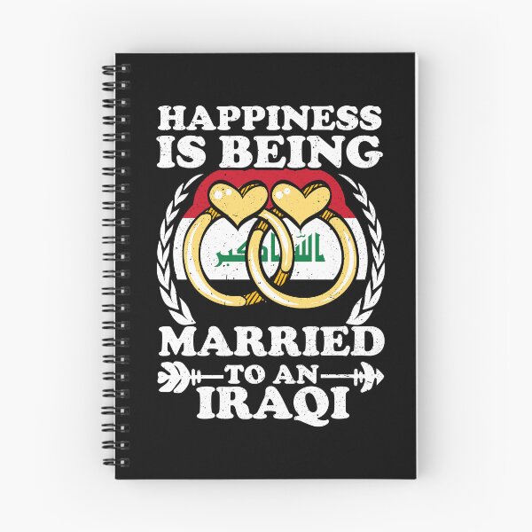 Item preview, Happiness Is Being Married To An Iraqi designed and sold by GabbyKash.