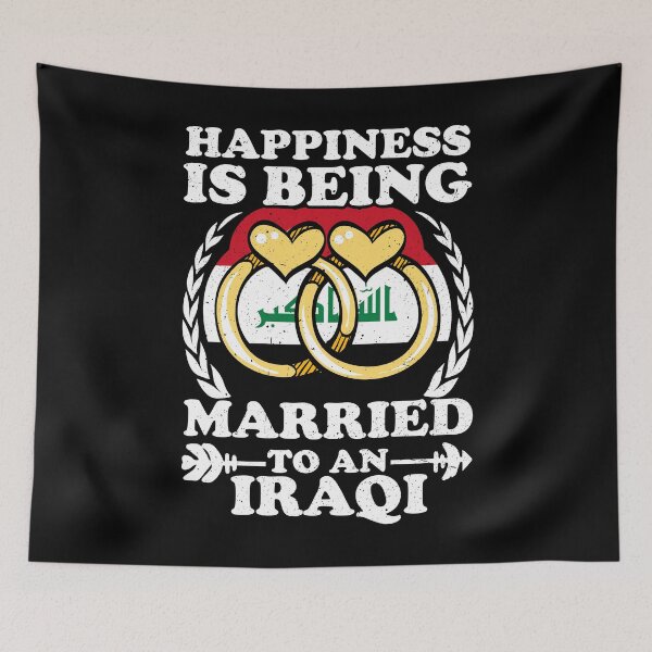 Item preview, Happiness Is Being Married To An Iraqi designed and sold by GabbyKash.
