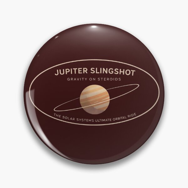 Item preview, Jupiter Slingshot - Gravity on Steroids - Minimalist Space Ride Design - Space Tourism Shirt  designed and sold by Halejo68.
