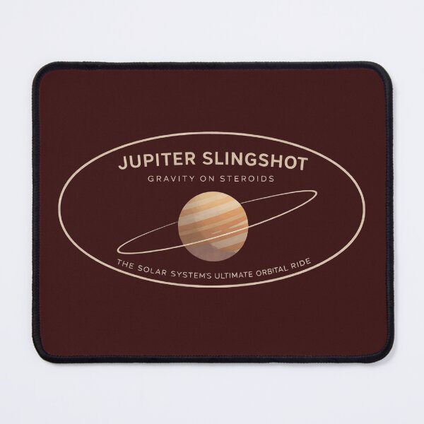 Item preview, Jupiter Slingshot - Gravity on Steroids - Minimalist Space Ride Design - Space Tourism Shirt designed and sold by Halejo68.