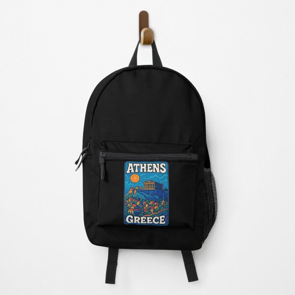 Item preview, Athens Greece Trippy Art Travel designed and sold by TomFrontierArt.