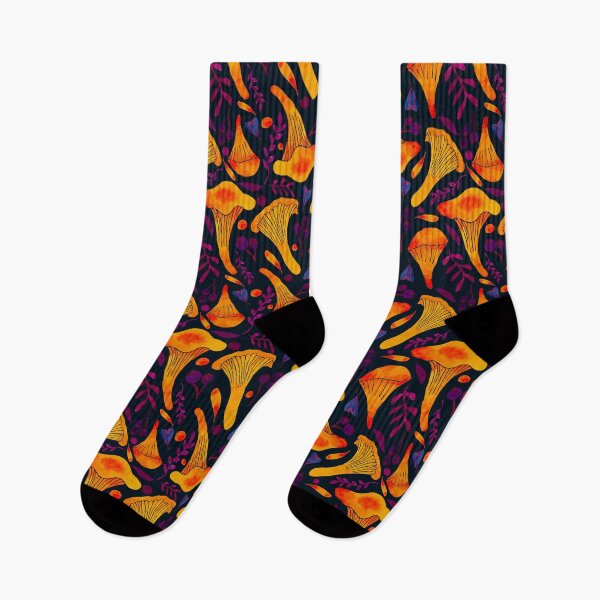Item preview, Chanterelles with dark background designed and sold by ChloeHaumea.