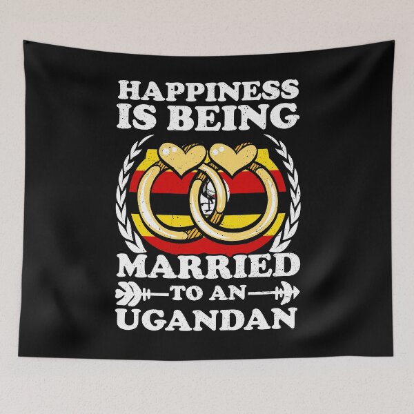 Item preview, Happiness Is Being Married To An Ugandan designed and sold by GabbyKash.