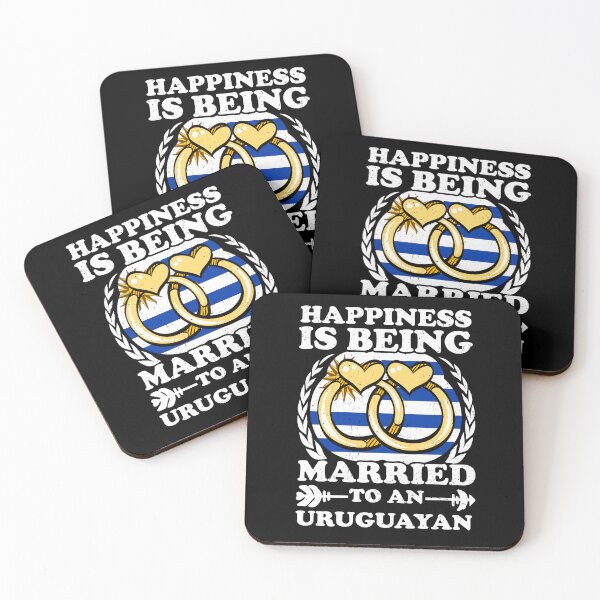Item preview, Happiness Is Being Married To An Uruguayan designed and sold by GabbyKash.