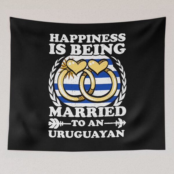 Item preview, Happiness Is Being Married To An Uruguayan designed and sold by GabbyKash.