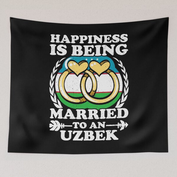 Item preview, Happiness Is Being Married To An Uzbek designed and sold by GabbyKash.