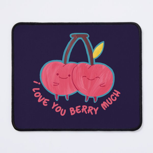 Item preview, I Love You Berry Much Cute Cherry Pun designed and sold by The-Melon-Cart.