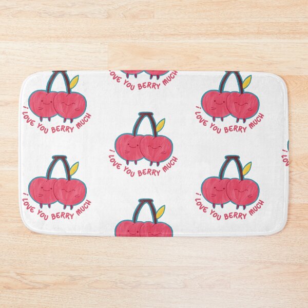 Item preview, I Love You Berry Much Cute Cherry Pun designed and sold by The-Melon-Cart.