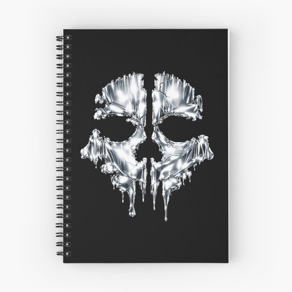 Item preview, Liquid Chrome Ghost Skull – Tactical Gaming Aesthetic designed and sold by CHROMA NOIR.