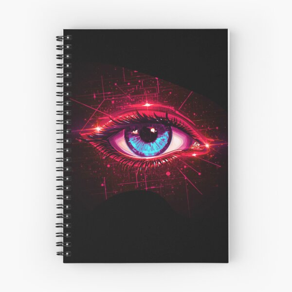 Item preview, Cyber Glitch Glam Eye – Y2K Neon Aesthetic Art designed and sold by updo1.