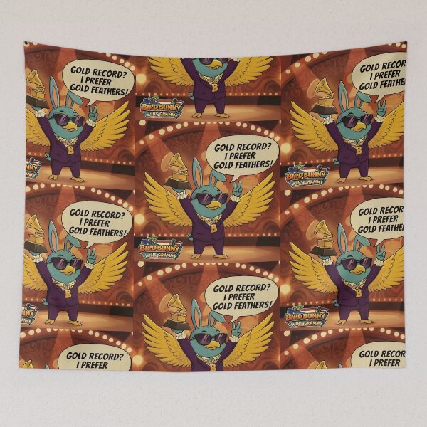 Item preview, Bird Bunny Wins music prize designed and sold by SammyMorry.