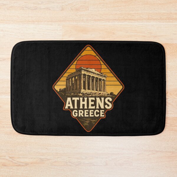 Item preview, Athens Greece Retro Vintage Travel designed and sold by TomFrontierArt.