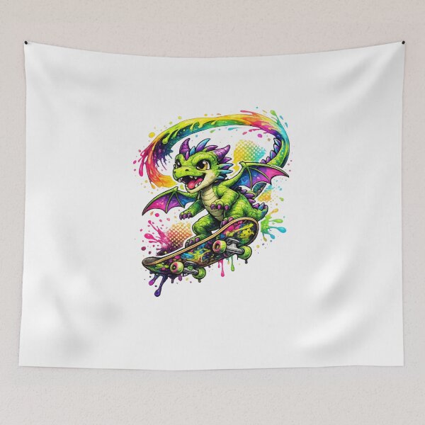 Item preview, Rainbow Skate Dragon Shred Squad designed and sold by CRich808Designs.