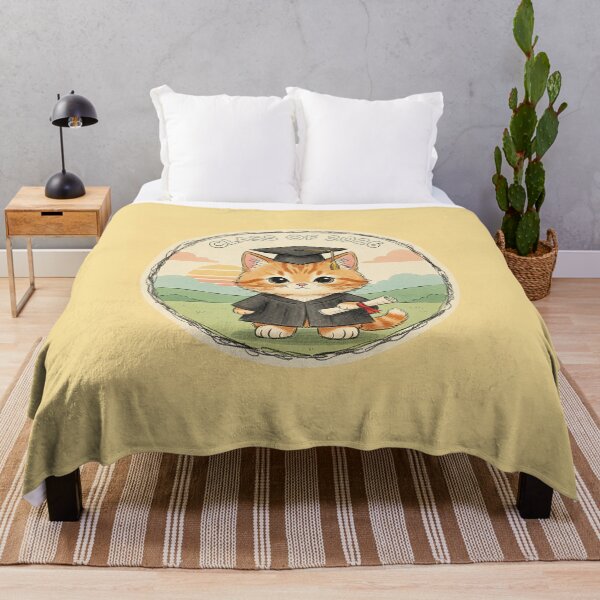 Item preview, Class of 2026 Graduation Kitten - Vintage 60s Groovy Retro Style designed and sold by VisualRotaStudio .