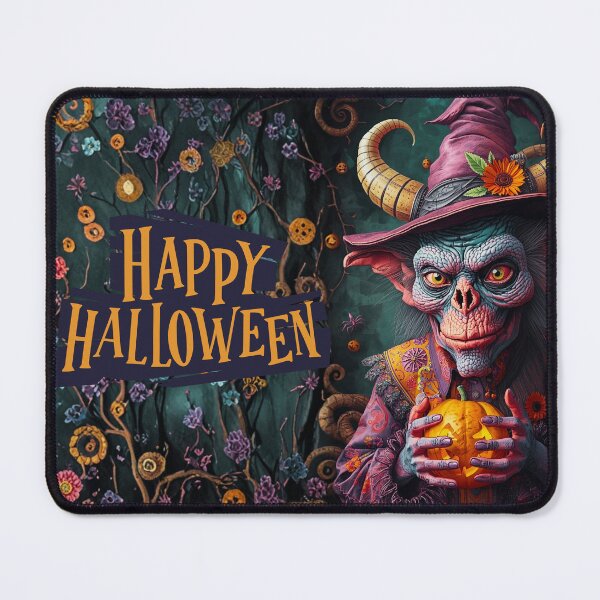 Item preview, Horned Trickster: Happy Halloween designed and sold by Edenglow Prints & Peculiars.