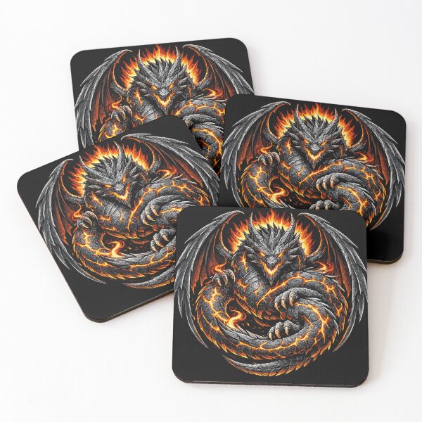 Item preview, Infernal Dragon Emblem designed and sold by yaalow.