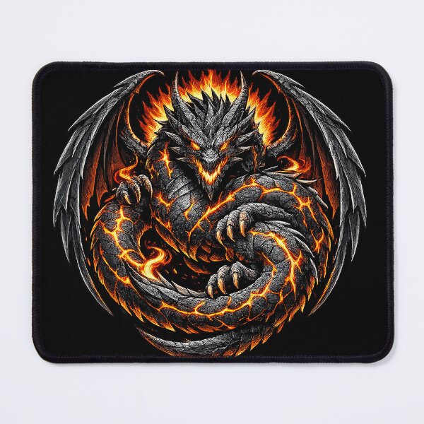 Item preview, Infernal Dragon Emblem designed and sold by yaalow.