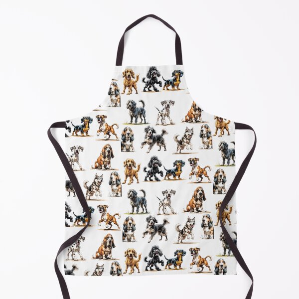 Item preview, Scruffy Dogs Pattern – Cute Dog Illustration designed and sold by PAPIRO SIGLO XXI.