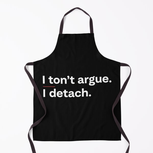 Item preview, I Don’t Argue I Detach – Minimalist Motivational Quote Tee designed and sold by TrendNova Studio.