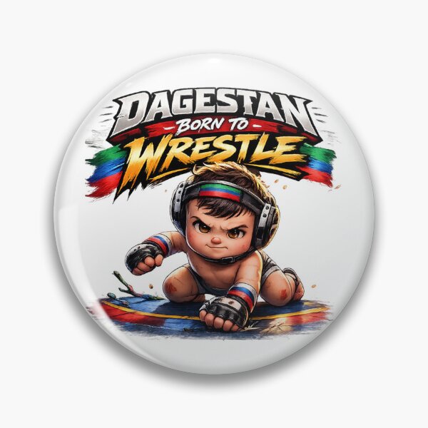 Item preview, Dagestan Born to Wrestle – Funny MMA Wrestling Baby Gym Motivation designed and sold by inaveed.