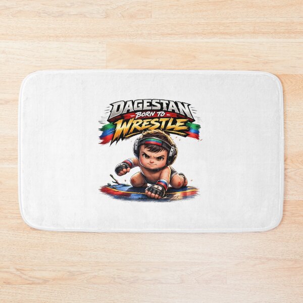 Item preview, Dagestan Born to Wrestle – Funny MMA Wrestling Baby Gym Motivation designed and sold by inaveed.
