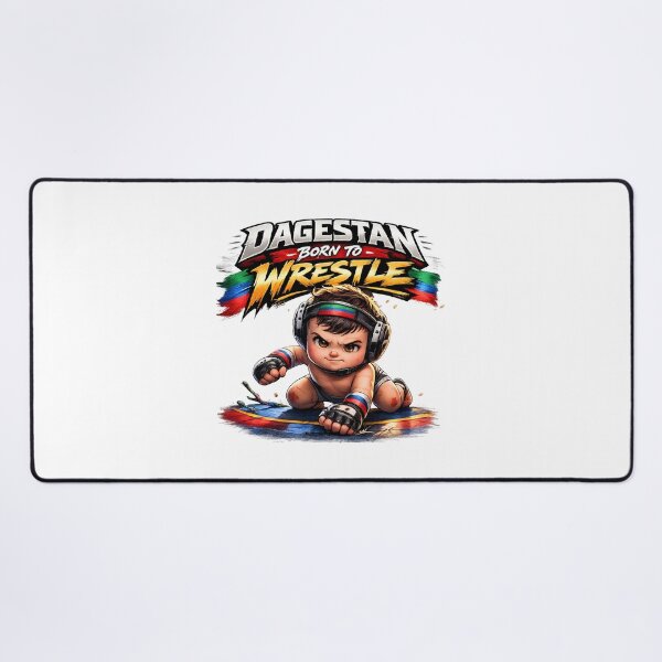 Item preview, Dagestan Born to Wrestle – Funny MMA Wrestling Baby Gym Motivation designed and sold by inaveed.