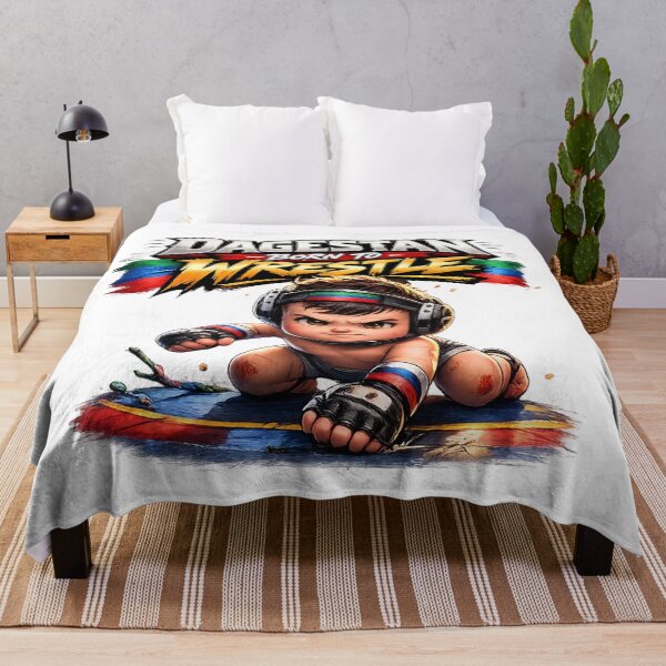 Item preview, Dagestan Born to Wrestle – Funny MMA Wrestling Baby Gym Motivation designed and sold by inaveed.