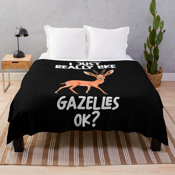 Item preview, I Just Really Like Gazelles Ok? designed and sold by GabbyKash.