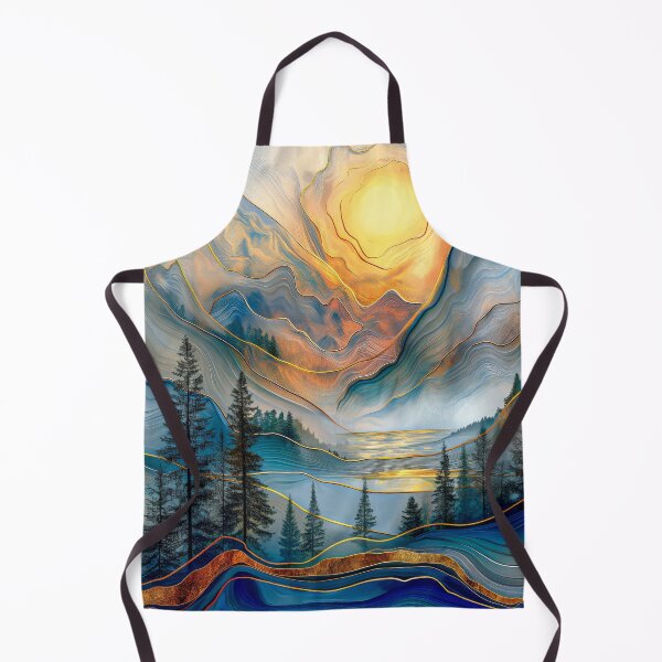 Item preview, Sunrise Over Abstract Mountains designed and sold by MargaretWiktor.